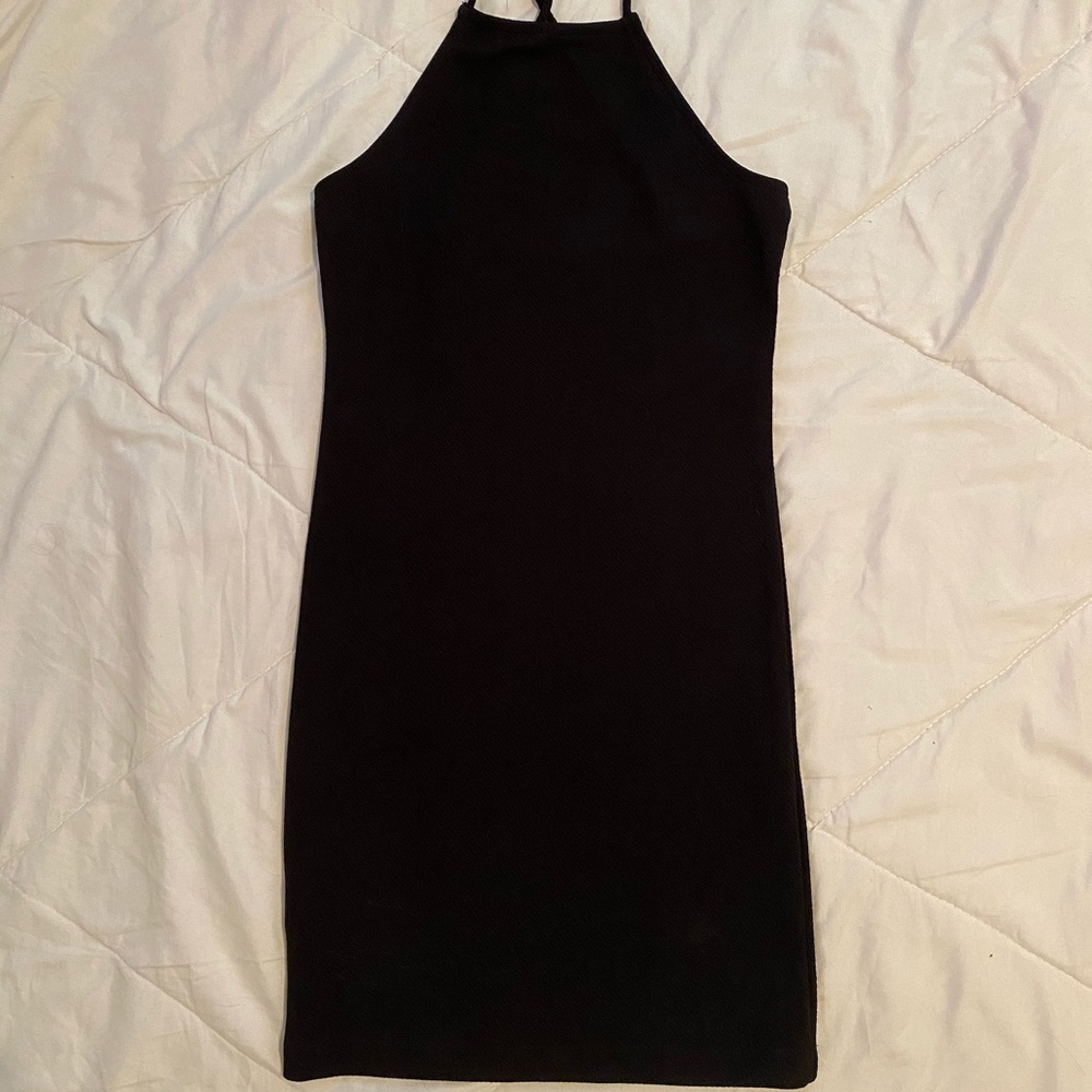 Black Textured Dress